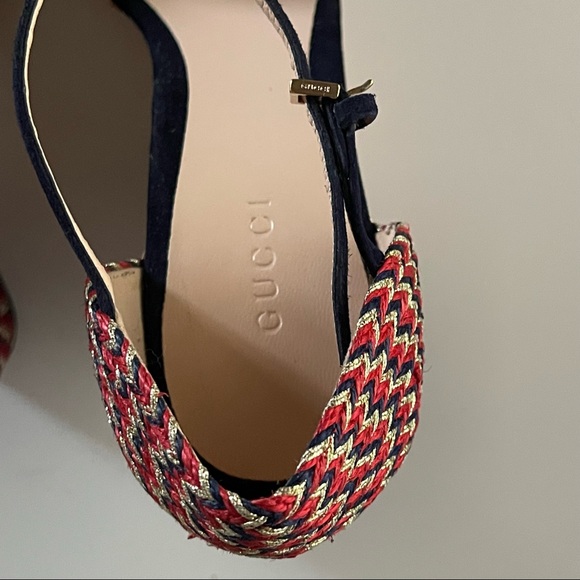 Gucci Limited Edition Horsebit Espadrille Wedges - Picture 8 of 15
